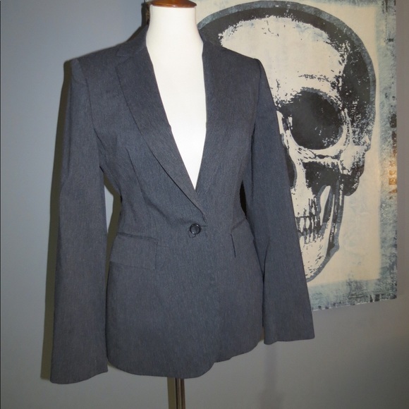 Express Jackets & Blazers - Express Charcoal Gray Blazer